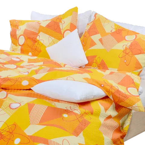 Holey Quilt® Zipper Bavlna Dabih orange 140x200, 70x90cm