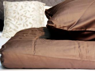 Holey Quilt® Zipper Bavlna Deluxe  Čokoládová 140x200, 70x90cm