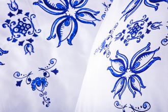 Holey Quilt obliečky Bavlna Deluxe  Habánsky vzor 1 140x200, 70x90cm